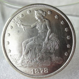 90% Silver US 1878CC Trade Dollar Silver Copy Coin