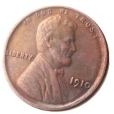 US 1910 Lincoln Penny Cent 100% Copper Copy Coin