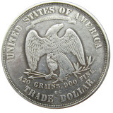90% Silver US 1877CC Trade Dollar Silver Copy Coin