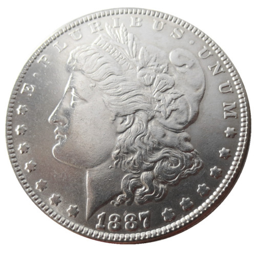 90% Silver US 1887 Morgan Dollar Silver Copy Coin