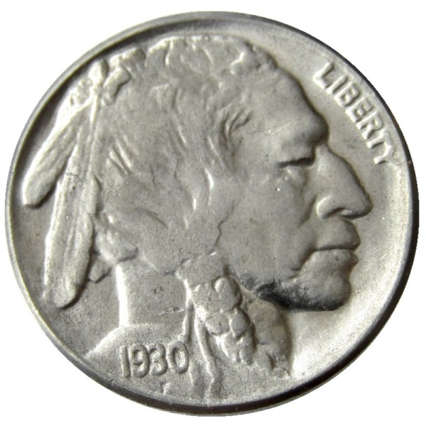 US 1930P-S  Buffalo Nickel Five Cents Copy Coin