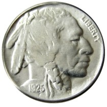 US 1925P-S-D  Buffalo Nickel Five Cents Copy Coin