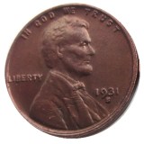 US 1931-P-S-D Lincoln Penny Cent 100% Copper Copy Coin