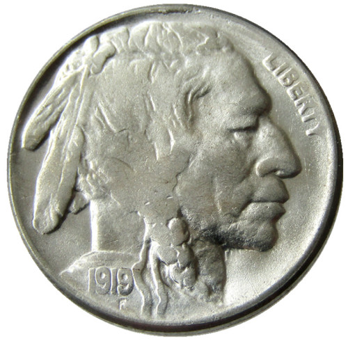 US 1919P-S-D  Buffalo Nickel Five Cents Copy Coin