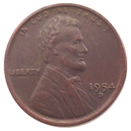 US 1954P-S-D Lincoln Penny Cent 100% Copper Copy Coin