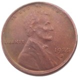 US 1925-P-S-D Lincoln Penny Cent 100% Copper Copy Coin
