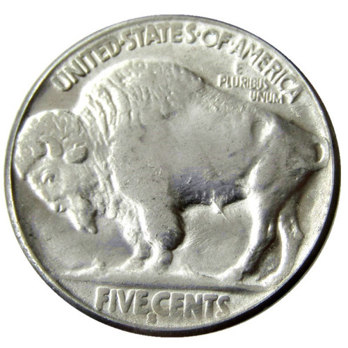 US 1918P-S-D  Buffalo Nickel Five Cents Copy Coin