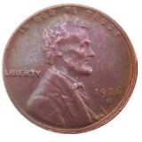 US 1926-P-S-D Lincoln Penny Cent 100% Copper Copy Coin