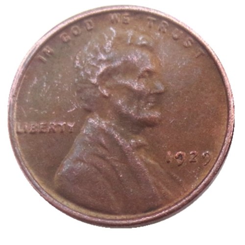 US 1929-P-S-D Lincoln Penny Cent 100% Copper Copy Coin