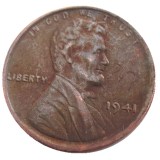 US 1941-P-S-D Lincoln Penny Cent 100% Copper Copy Coin