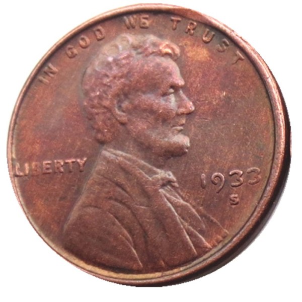 US 1932-P-S-D Lincoln Penny Cent 100% Copper Copy Coin
