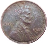 US 1925-P-S-D Lincoln Penny Cent 100% Copper Copy Coin