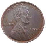 US 1946 P-S-D Lincoln Penny Cent 100% Copper Copy Coin