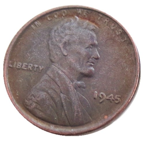 US 1945 P-S-D Lincoln Penny Cent 100% Copper Copy Coin