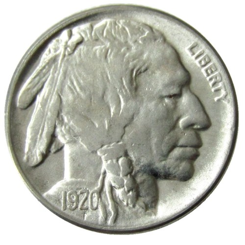 US 1920P-S-D  Buffalo Nickel Five Cents Copy Coin