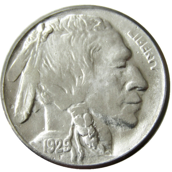 US 1929P-S-D  Buffalo Nickel Five Cents Copy Coin
