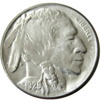 US 1929P-S-D Buffalo Nickel Five Cents Copy Coin US 1929P-S-D Buffalo Nickel Five Cents Copy Coin