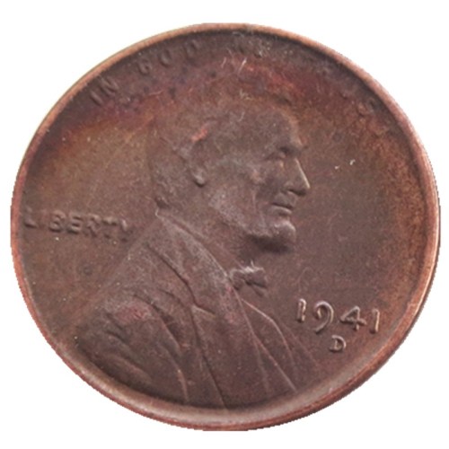 US 1941-P-S-D Lincoln Penny Cent 100% Copper Copy Coin