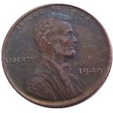 US 1949 P-S-D Lincoln Penny Cent 100% Copper Copy Coin