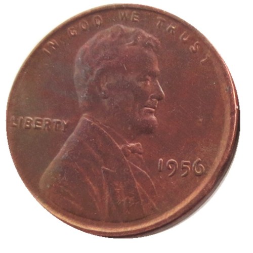 US 1956P-S-D Lincoln Penny Cent 100% Copper Copy Coin