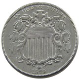 US 1879 Shield Nickel Five Cents Copy Coin