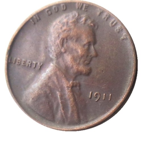 US 1911 Lincoln Penny Cent 100% Copper Copy Coin