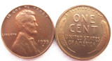 US 1955P-S-D Lincoln Penny Cent 100% Copper Copy Coin