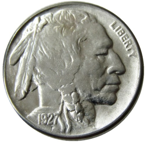 US 1927P-S-D  Buffalo Nickel Five Cents Copy Coin
