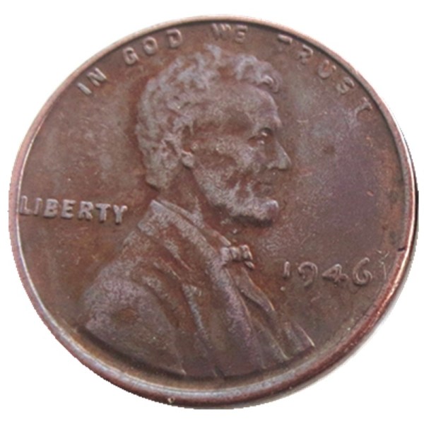 US 1946 P-S-D Lincoln Penny Cent 100% Copper Copy Coin