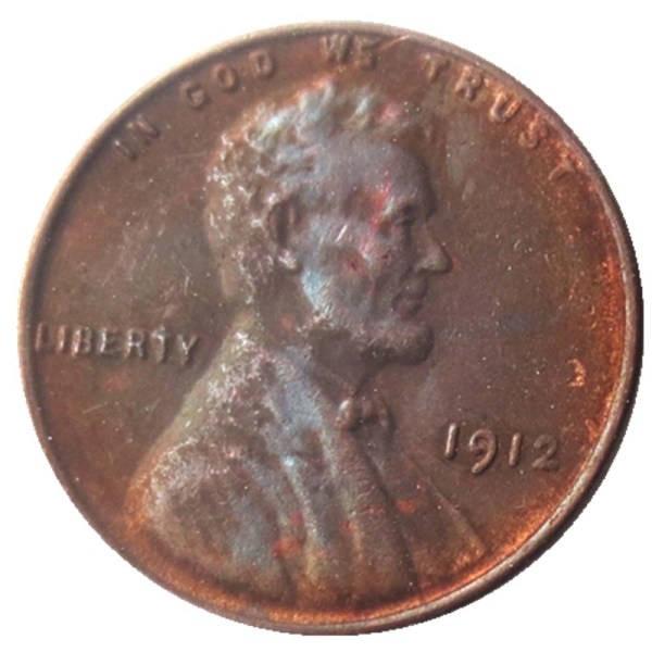 US 1912 Lincoln Penny Cent 100% Copper Copy Coin