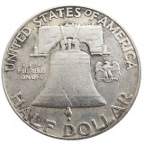 US Full set of (1948-1963)PSD 37pcs Franklin Half Dollar Silver Plated Copy Coin