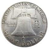 US 1963 PD Franklin Half Dollar Silver Plated Copy Coins