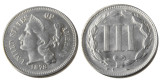 US 1878 Three Cents Nickel Copy Coin