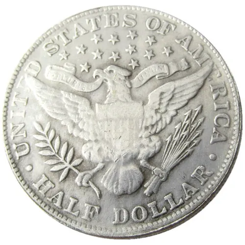 US 1903 P-S-O Barber Half Dollar Silver Plated Copy Coins