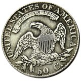 US 1817 Capped Bust Half Dollar Silver Plated Copy Coin