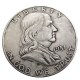 US 1951 PSD Franklin Half Dollar Silver Plated Copy Coins