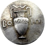 G(18) Ancient Greek Silver Stater Coin from Thebes Boeotia - 395 BC Silver Plated copy coins