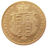 UK 1878-P-S Queen Victoria Young Head Gold Coin Very Rare Half Sovereign Die Copy Coins
