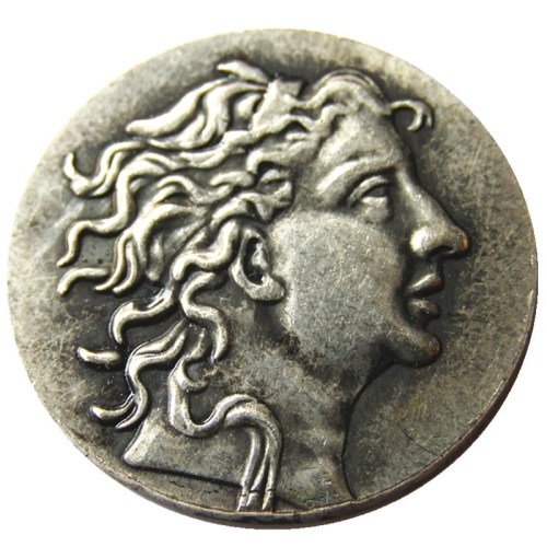 G(39)Ancient Greek Silver Plated Copy Coin
