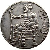 G(08)Tarsus Pharnabazos Satrap of Cilicia 380-3743 BC Silver Plated copy coin