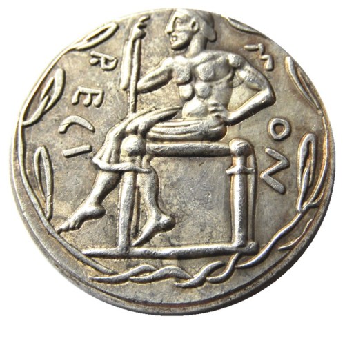G(32)Ancient Greek Silver Plated Copy Coin