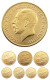United Kingdom 1 Sovereign A set of (1911- 1919) 7pcs Gold Plated Copy Coins