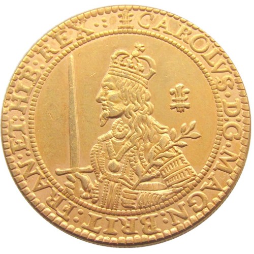 UK Medal 1643 United Kingdom - King Charles I of England (1600-1649) Gold-Plated Coins