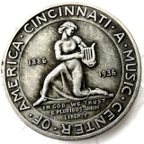 USA 1936 Cincinnati Commemorative Half Dollars Silver Plated Copy Coins