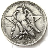 USA 1937 Texas Commemorative Half Dollars Silver Plated Copy Coins