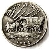 USA 1926-S Oregon Trail Memorial Half Dollar Commemorative Silver Plated Copy Coin