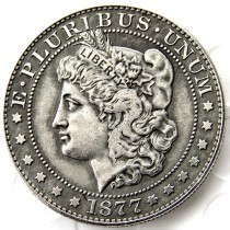USA 1877 Morgan Commemorative Half Dollar Copy Coin USA 1877 Morgan Commemorative Half Dollar Copy Coin