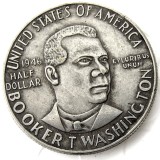 US 1946 Booker Commemorative Half Dollars Silver Plated Copy Coins