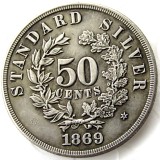 USA 1869 Morgan Commemorative Half Dollar Copy Coin