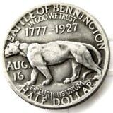USA 1927 Vermont Sesquicentennial Half Dollar Commemorative Silver Plated Copy Coin